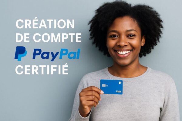 Création de compte PayPal verifié