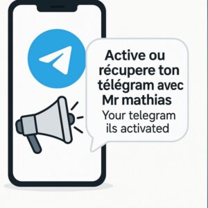 Active ou récupére ton compte telegram
